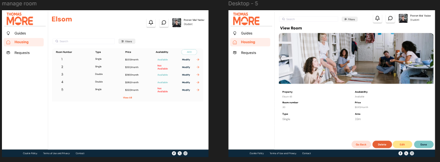 Room View Interface