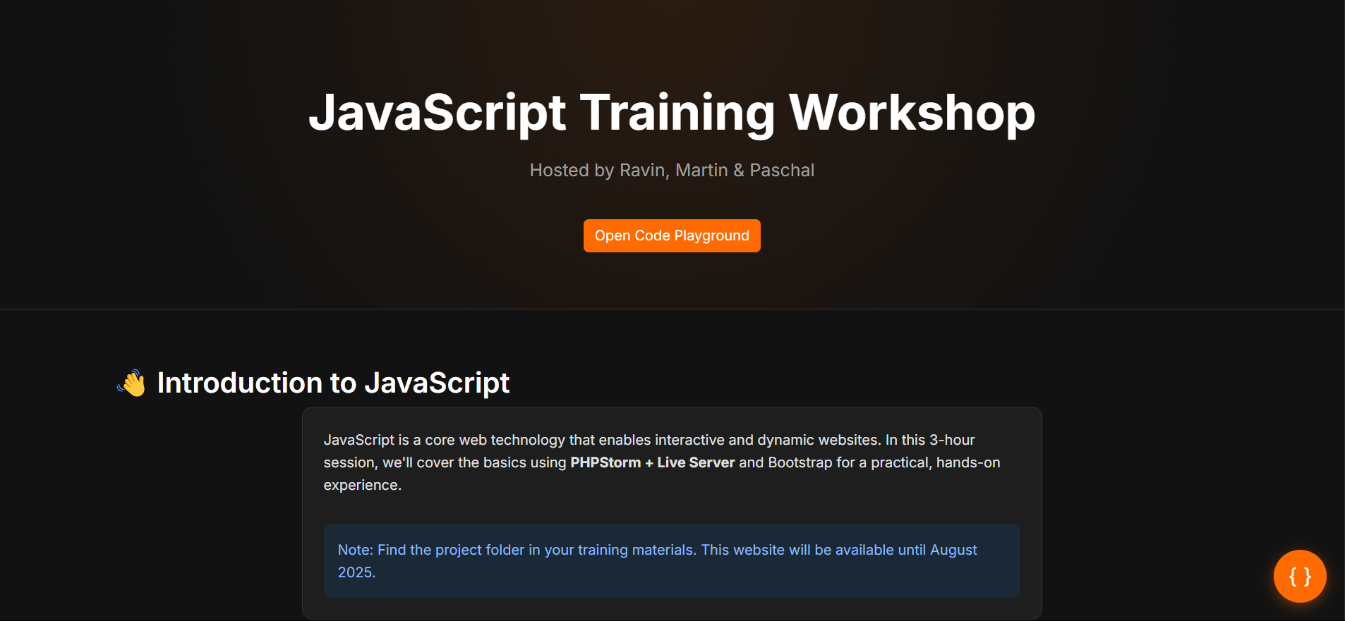 JS Coaching Project